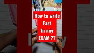 How to write fast in any exam? #fastwriting #exam #examtips #writingmania #bestwriting #tips screenshot 5