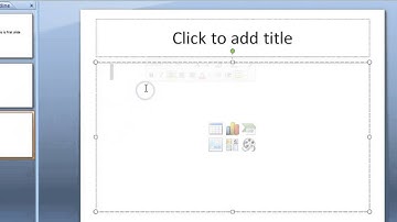 Microsoft office powerpoint 2007 Intro