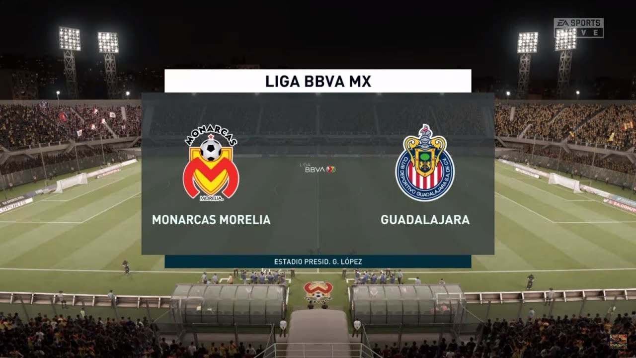 Morelia vs Chivas jornada 10 Fifa 20 YouTube