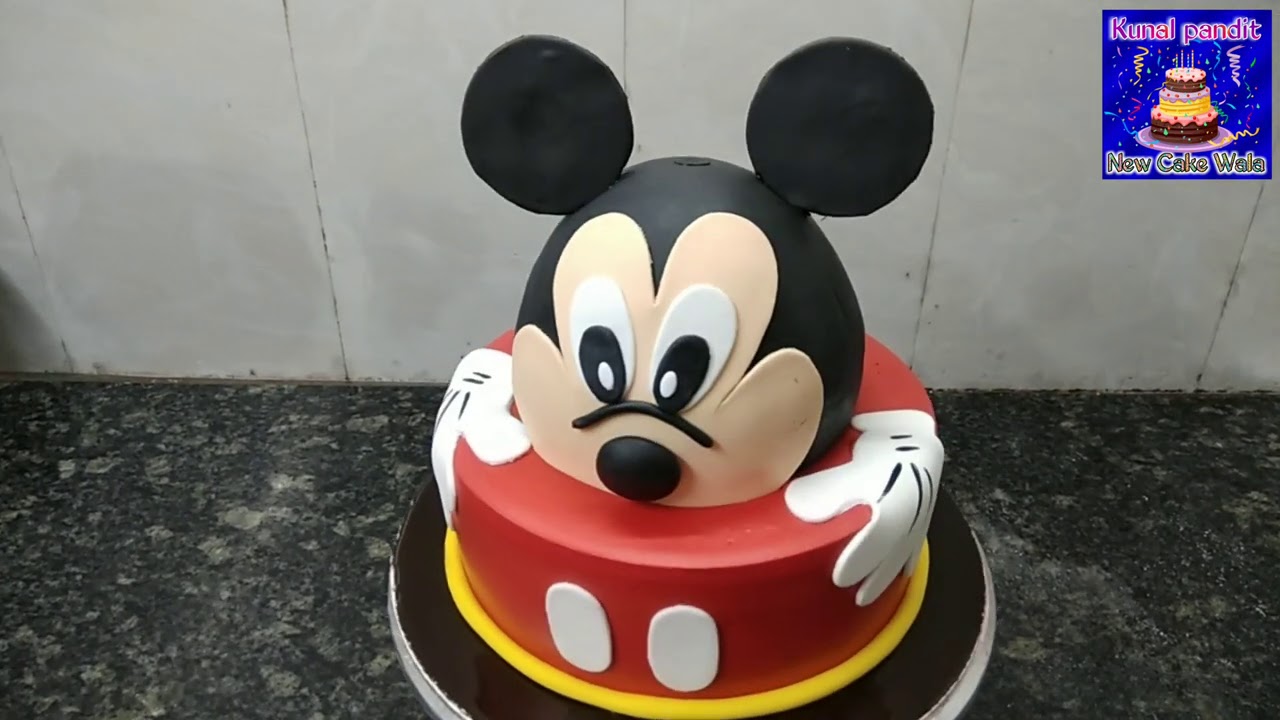 Amazing Micky Mouse Cake Design |Micky Mouse |Whipped Cream easy Cake