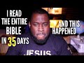 I Listened to The Entire Bible in 35 Days & THIS Happened