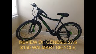 $150 Walmart Bicycle Review: Genesis 27.5"