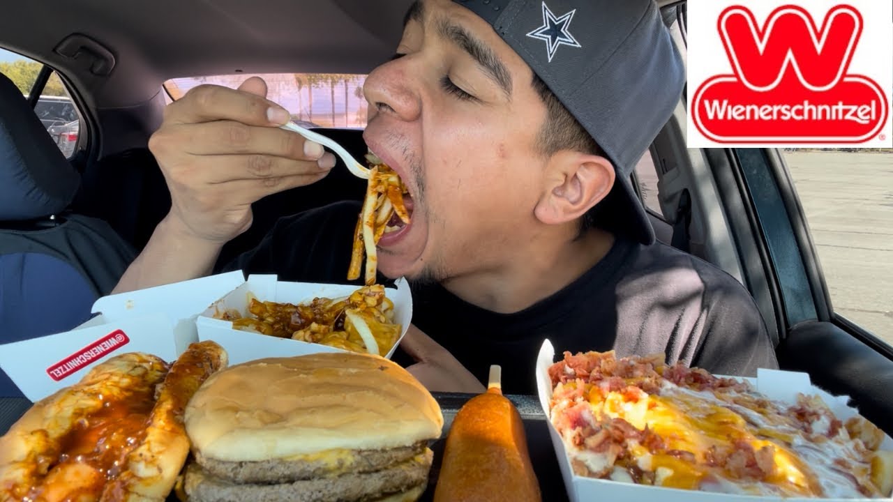 Wienerschnitzel Mukbang YouTube