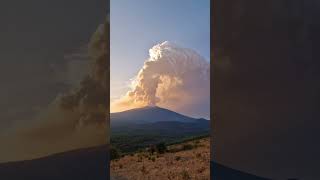 Eruption of Etna's Voragine Crater