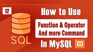 How to Use MySQL Operators & Functions in 2024 | Beginner to Advanced Tutorial | Webroj