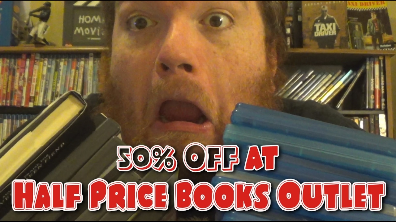 50 Off at Half Price Books Outlet YouTube