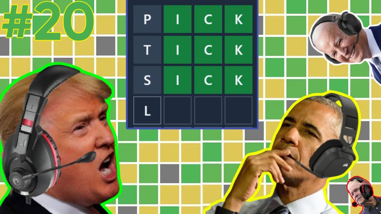 AI Presidents Hate WORDLE 20 - LICKER BIDEN!