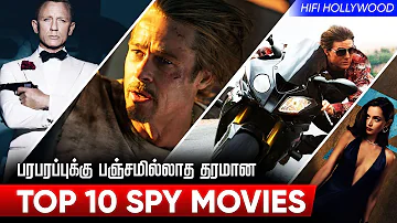 Top 10 Spy Movies In Tamildubbed | Best Spy Movies | Hifi Hollywood #spymoviestamil