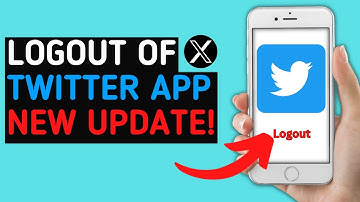 How to Logout of Twitter App (X) NEW UPDATE | Latest Tutorial