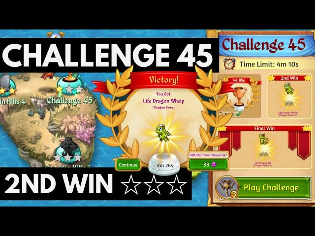 Merge Dragons Challenge 45 • 3m0s On 1st Win - YouTube
