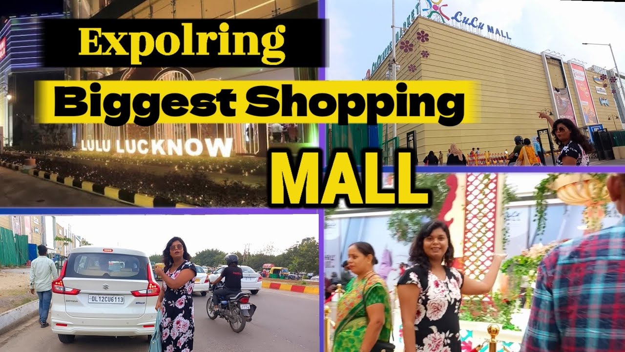 My First Vlog LuLu Mall Biggest Shopping Mall in Asia Lucknow