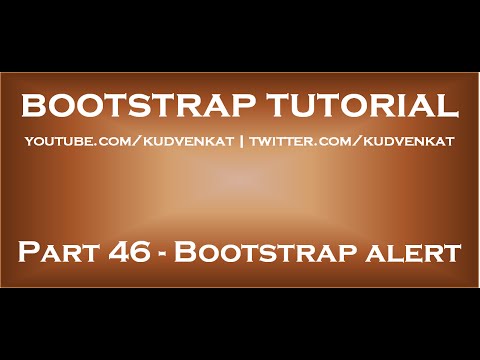 Bootstrap Alert