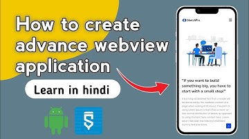 How to create adwance webview application in sketchware in hindi |#sketchpro