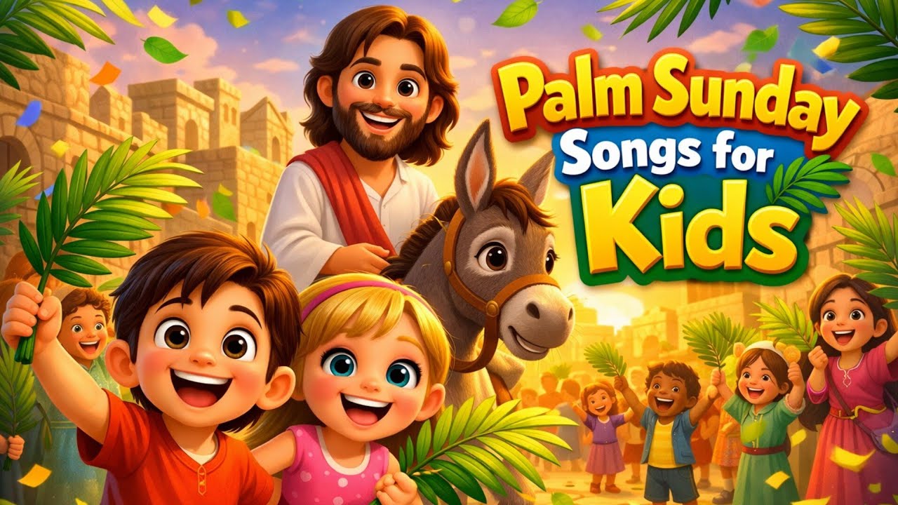 Palm Sunday Songs for Kids | Hosanna Worship Song | Sunday School Music #palm #Hosanna #kids - New