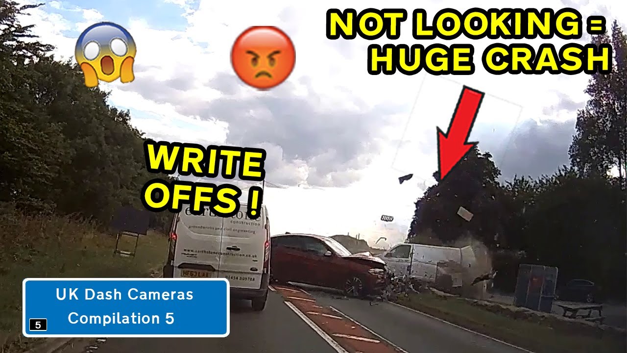 UK Dash Cameras Compilation 5 2023 Bad Drivers, Crashes & Close