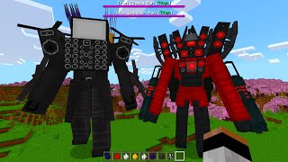 Skibidi Toilet Titan Cameraman Addon In Minecraft Pe