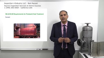 Post Weld Heat Treatment (PWHT) on ASME VIII Div.1 Pressure Vessel - API 510, API SIFE & ASME Exams