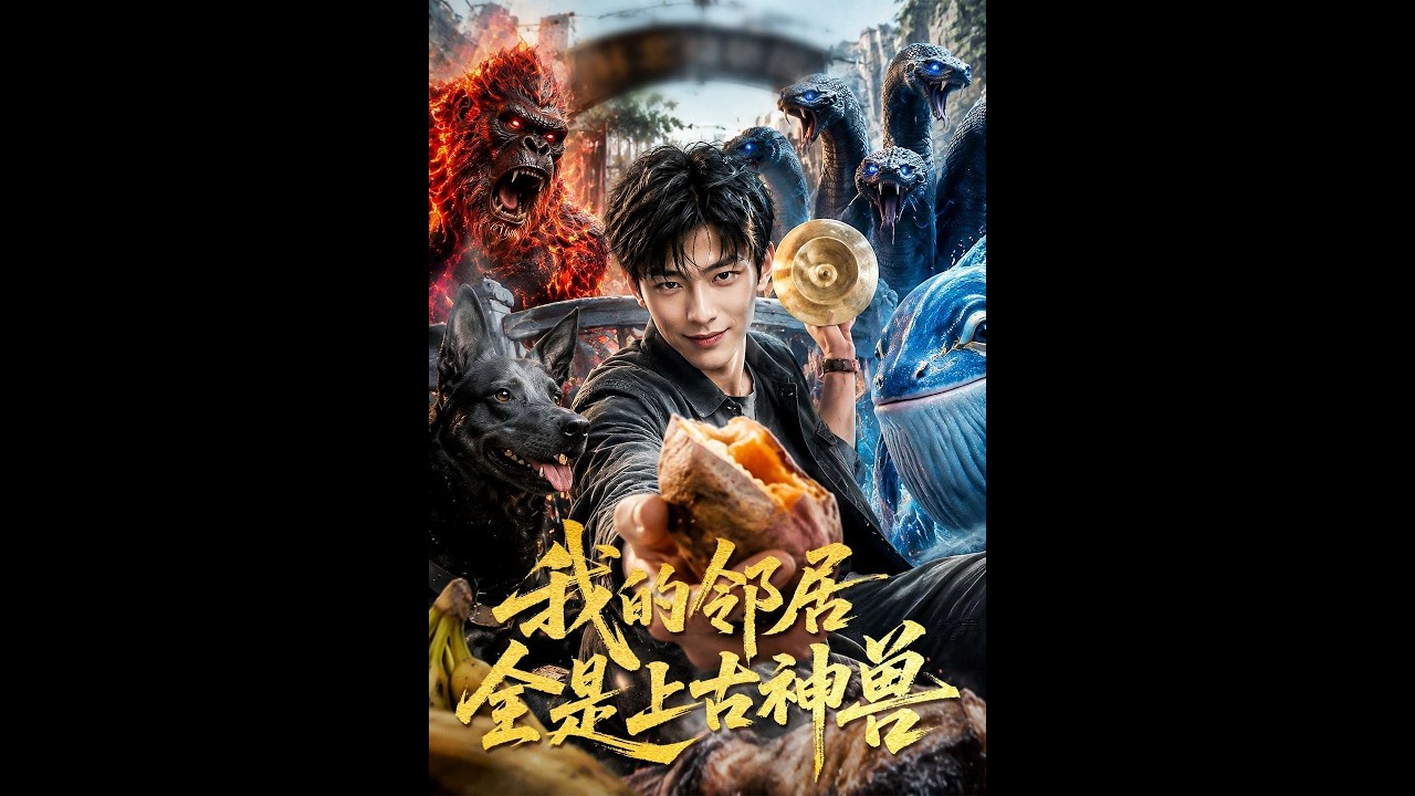 【一口气看完】《我的邻居全是上古神兽》#短剧 #AI短剧 #逆袭 #drama #爽剧 #鲨鱼先生
