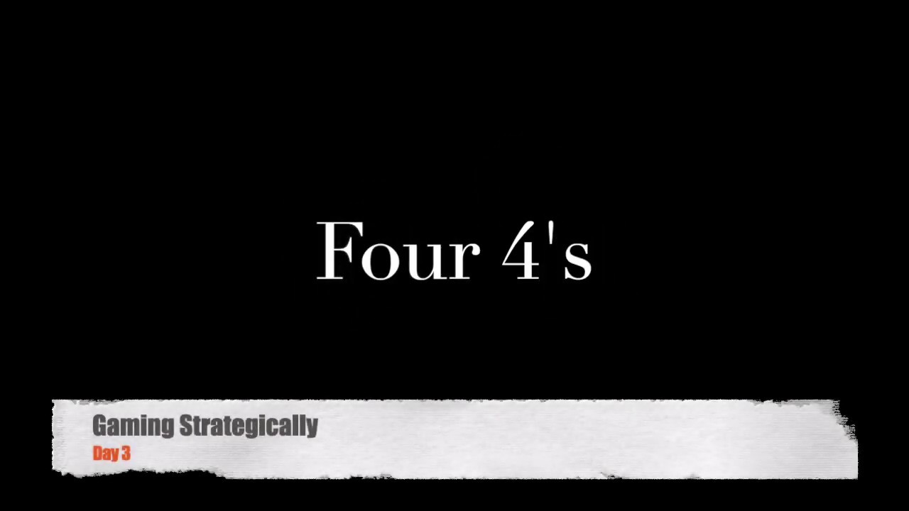 Gaming Strategically Day 3 YouTube