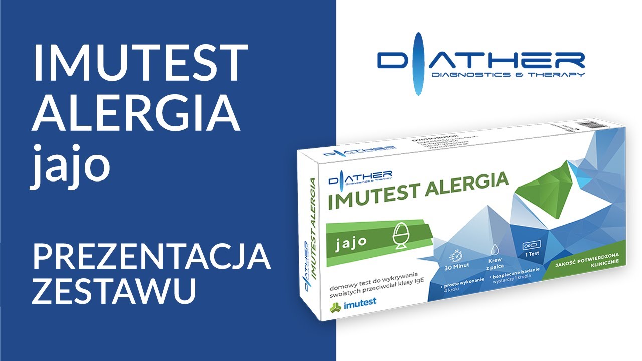 Imutest Alergia jajo - prezentacja zestawu