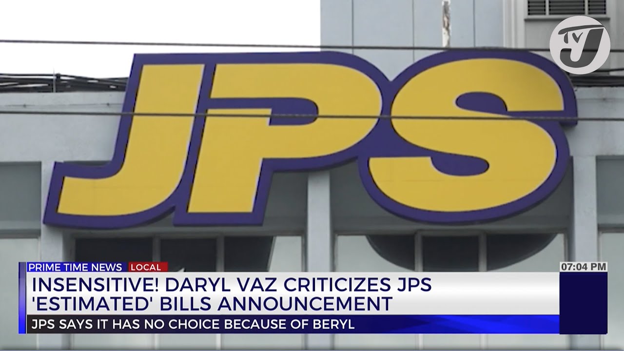Insensitive! Daryl Vaz Criticize JPS 'Estimated' Bills Announcement | TVJ News