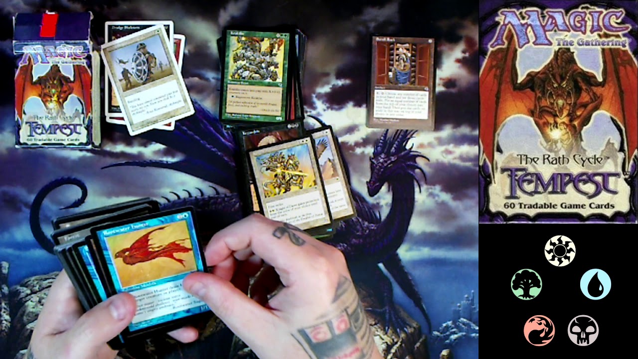 Found a MTG Tempest Starter Pack from 1997 in a Triftstore. - YouTube