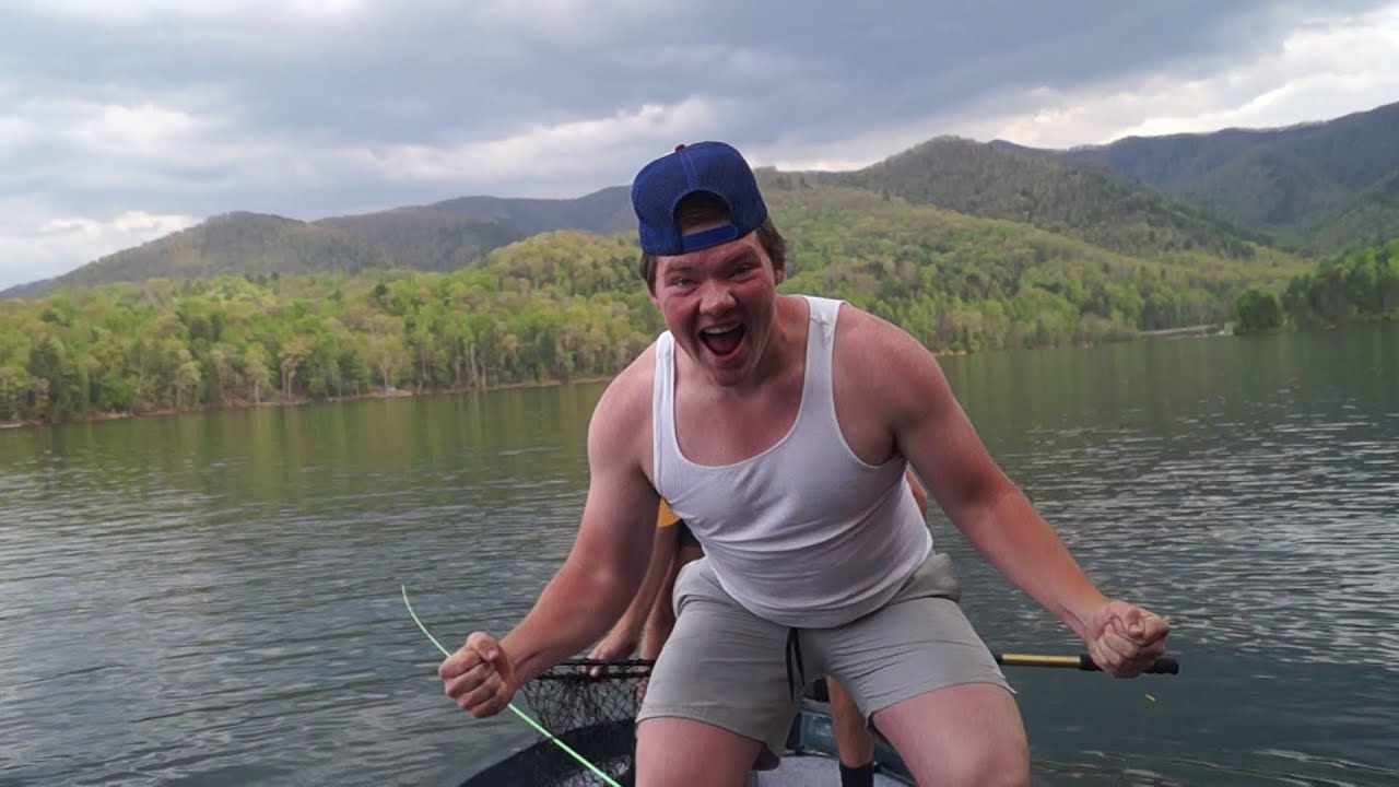 Watauga lake fishing with unexpected fish YouTube