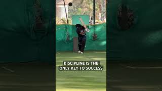 Discipline is the only key to success #cricket #cricketwicket #cricketequipment #cricketlover