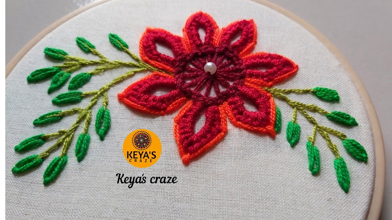 Mandala Flower KIT 653 Embroidery Cross Stitch Stitch Design Mandala Flower Embroidery Stitches Counted Cross Stitch Pattern KIT