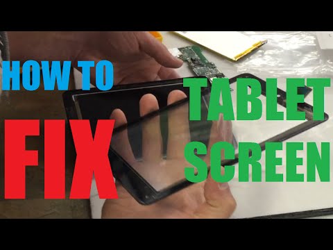 What are some tips for replacing your tablet screen?