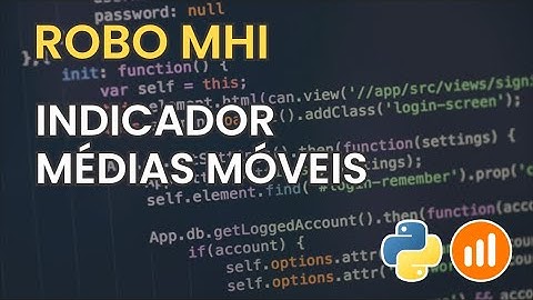 Indicador Médias Móveis em Python - Robô MHI para IQOption Grátis