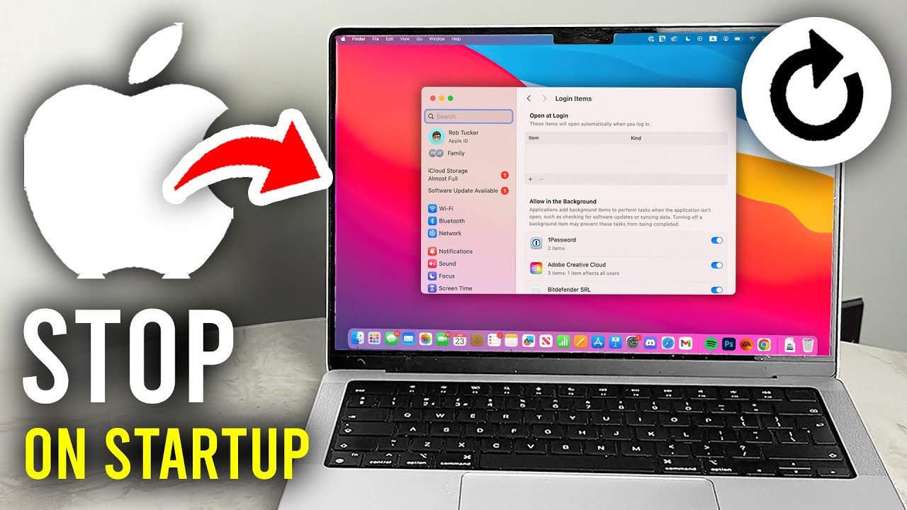 How To Stop Apps From Opening On Startup On Mac - Step By Step - YouTube