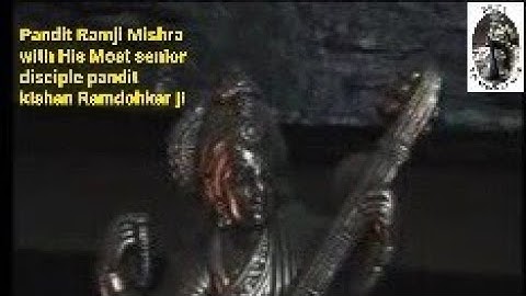 PANDIT RAMJI MISHRA JI||WITH HIS MOST SENIOR DISCIPLE|| PANDIT KISHAN RAMDOHKAR JI||BANARAS GHARANA