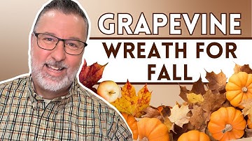 Fall Grapevine Wreath - Fall Decor and Bow Tutorial - #diy @DavesWreaths