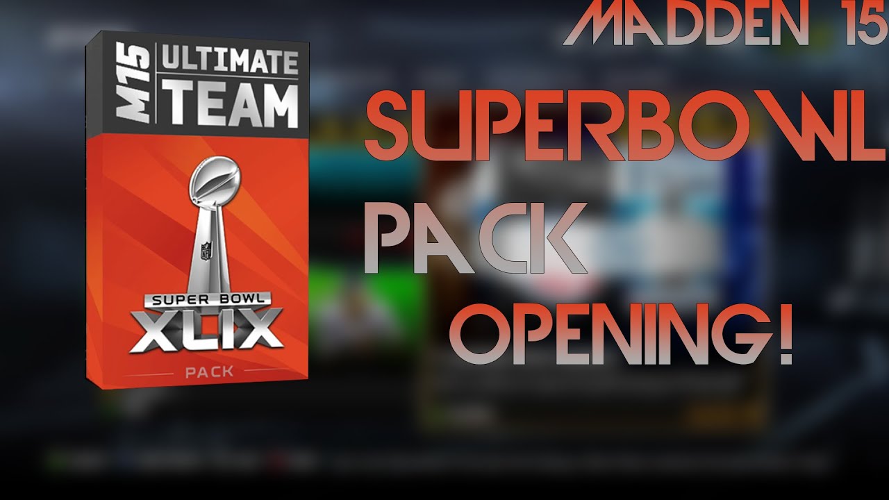 Madden15 Ultimate Team Superbowl Pack Opening! New Cards