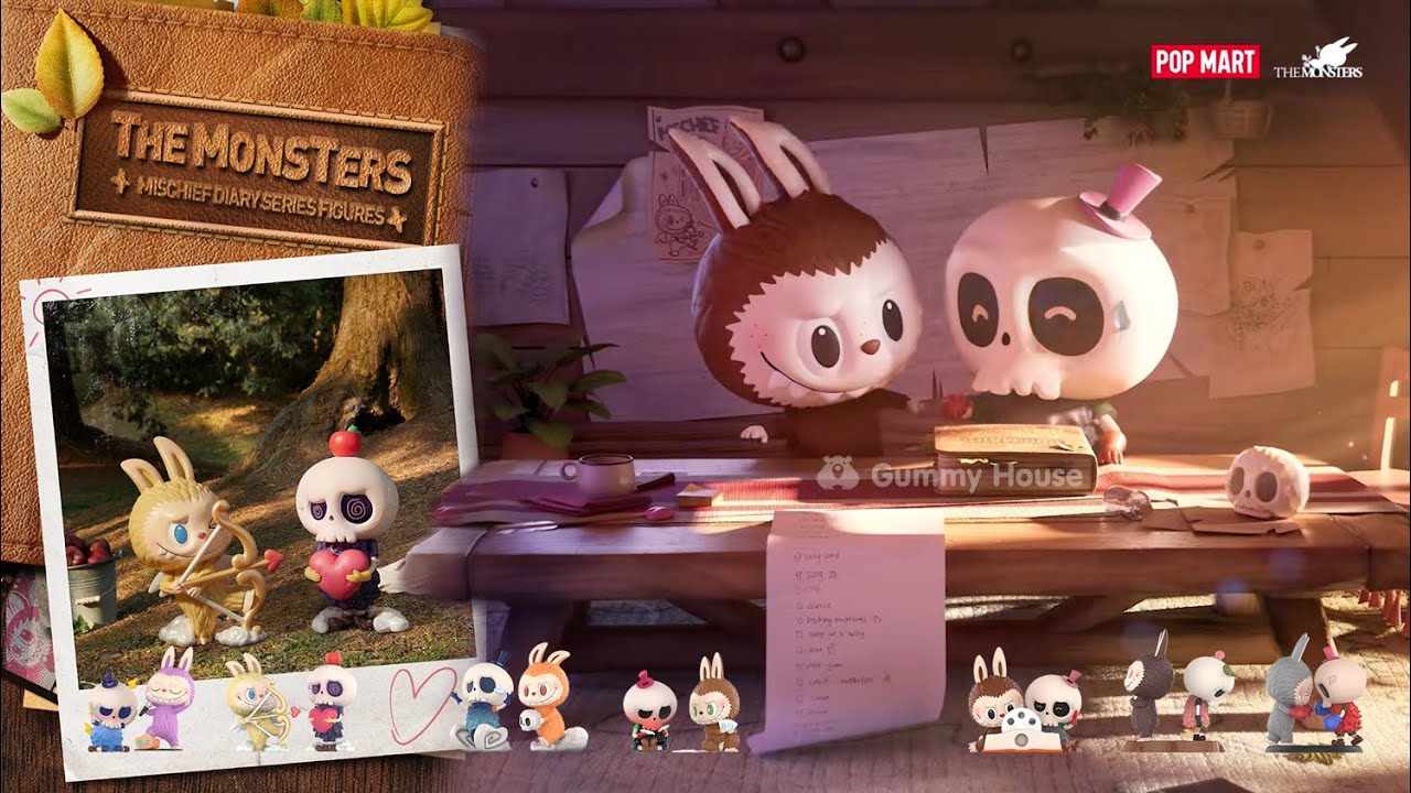 LABUBU　THE MONSTERS Mischief Diary シリーズ The Monsters Labubu Mischief Diary Series | POP MART – Art Toy Familia