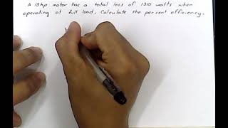 Solved Problems: DC Motor Efficiency #1 Simple Problems (explained in TAGLISH)