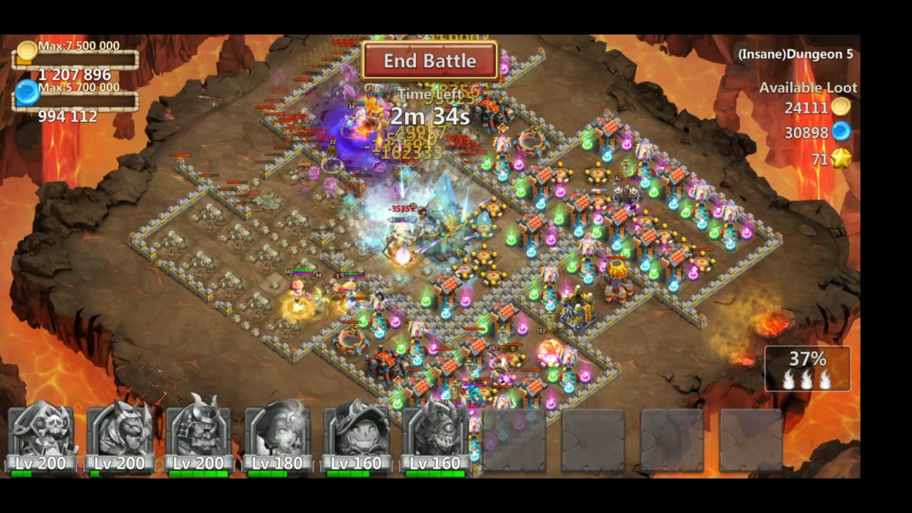 Castle Clash Insane 5-3