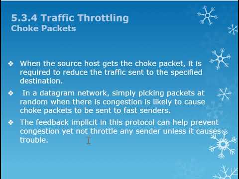 Traffic Throttling 5.3 Congestion Control Algorithms (5.3.4 Traffic Throttling) - YouTube