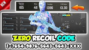 🔥BGMI 4.1 Update Sensitivity Settings 2025 🔴| Zero Recoil Sensitivity Code 😱 | Bgmi 4.1 Sensitivity🚀