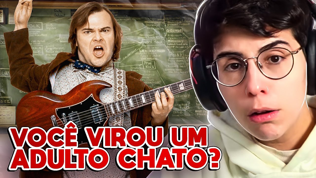 VOCÊ SE TORNOU O ADULTO ~CHATO? | REACT ESCOLA DO ROCK!