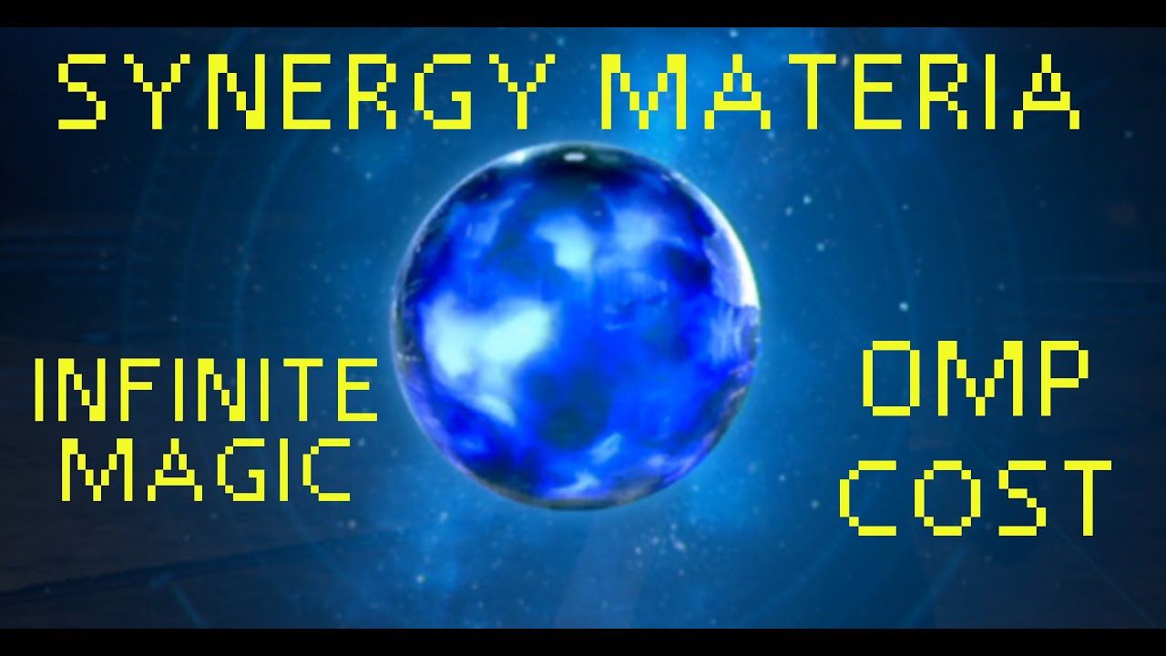 (Mod) Synergy materia is insanely broken - Infinite magic cast, 0mp cost - FFVII Remake Intergrade
