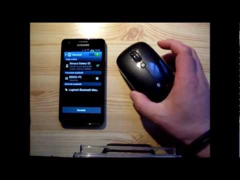 Samsung Galaxy S2 & Logitech m555b Bluetooth mouse review
