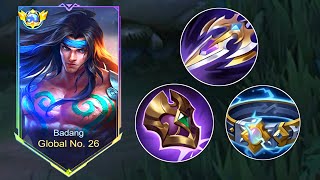 Badang humbled opponents with this semi tank build 💪| badang best build and emblem 2026 🔥