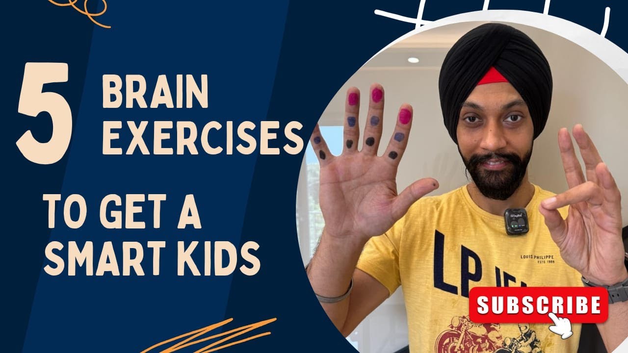 Top 5 brain 🧠 boosting ( finger thinking ) exercises for kids by ll Dr. R.S.Bagga  paediatric OT ll