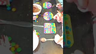 Pop it chocolate challenge(تحدي شوكولا البو بت@)Shorts