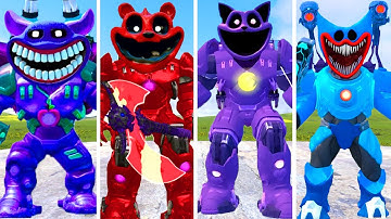 QUIZ BATTLE OF ALL MECHA TITAN SMILING CRITTERS , CATNAP - POPPY PLAYTIME CHAPTER 4 In Garry