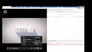Download subtitles from Netflix using Google Chrome