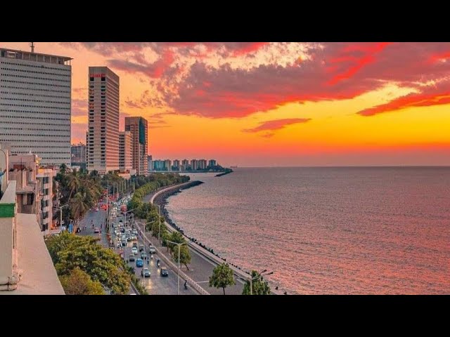 mumbai marine drive beach [vlog #03 ]marine line.