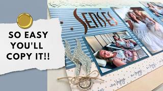 Scrapbook Layout So Easy You'll Copy It